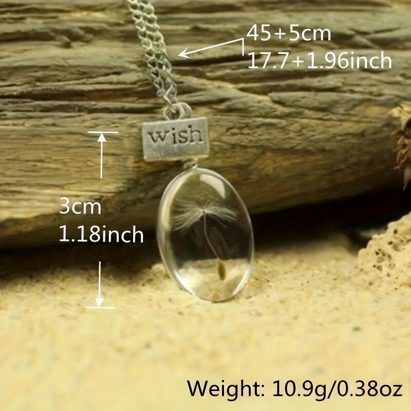 Wish deals necklace dandelion