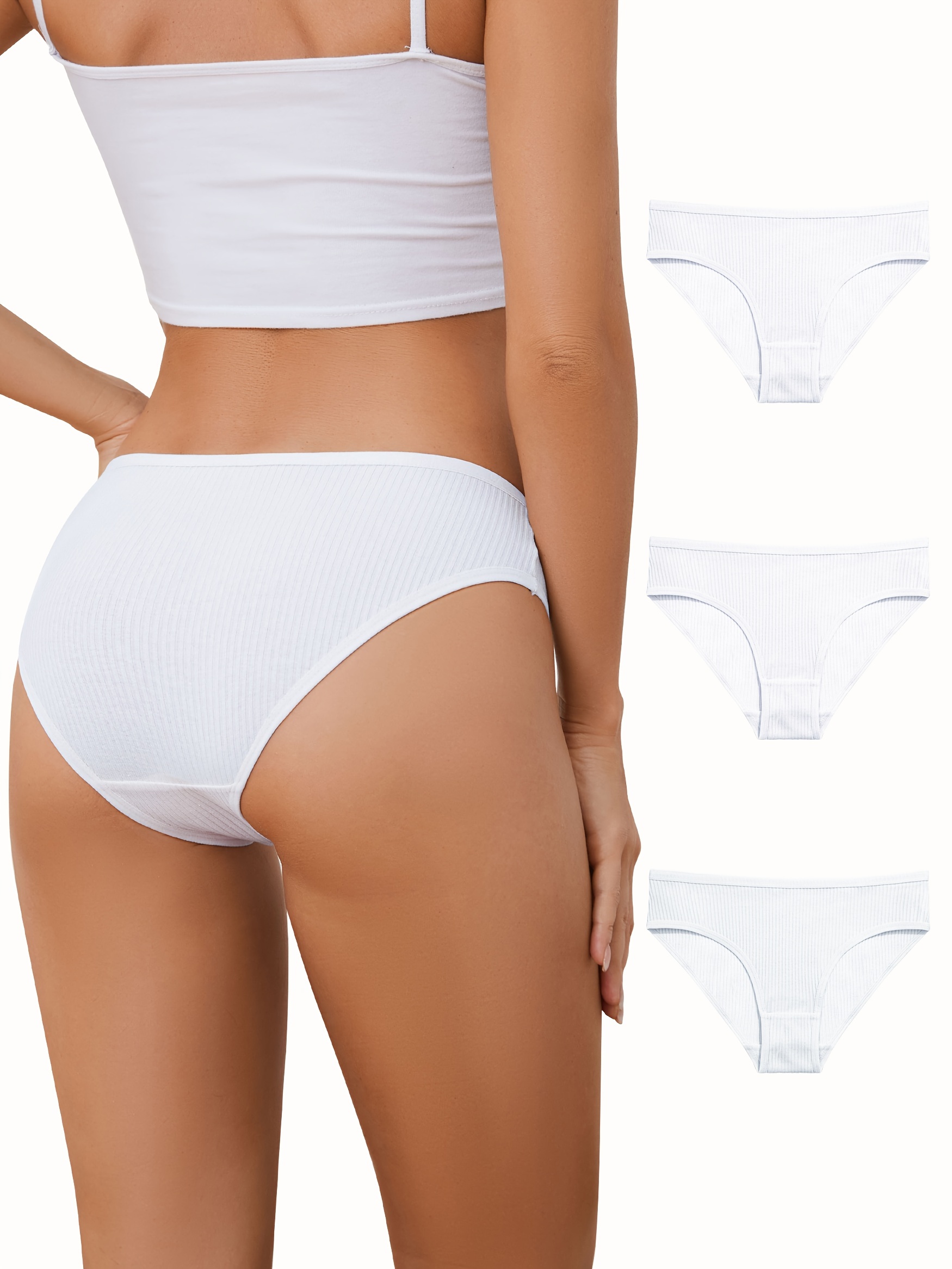 Lnrueg Cute Flexible Stretchy Simple Triangular Lightweight Classic  Underpant Panties Soft Women Underwear Solid Color 4 Pairs Soft Full  Coverage Breathable Cute Stretch Panty Mid : : Clothing &  Accessories