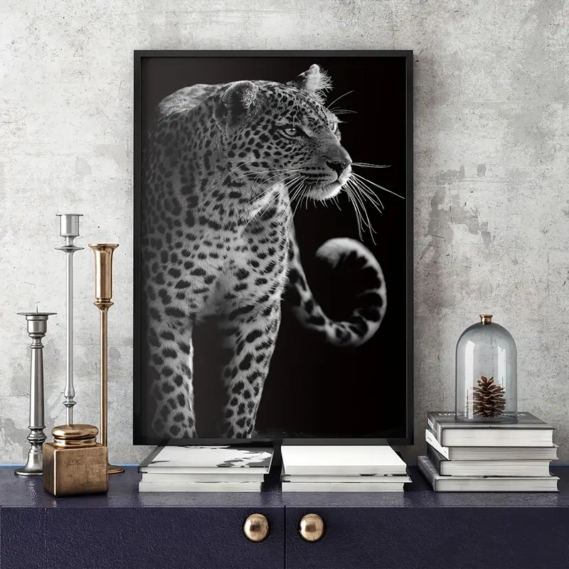 6 Teile/satz Schwarz Weiß Stil Afrika Wilde Tiere Porträt Poster, Modernes  Kunstdesign, Wohnzimmer Schlafzimmer Hd Wandmalereien, Kein Rahmen -  Haushalt & Küche - Temu