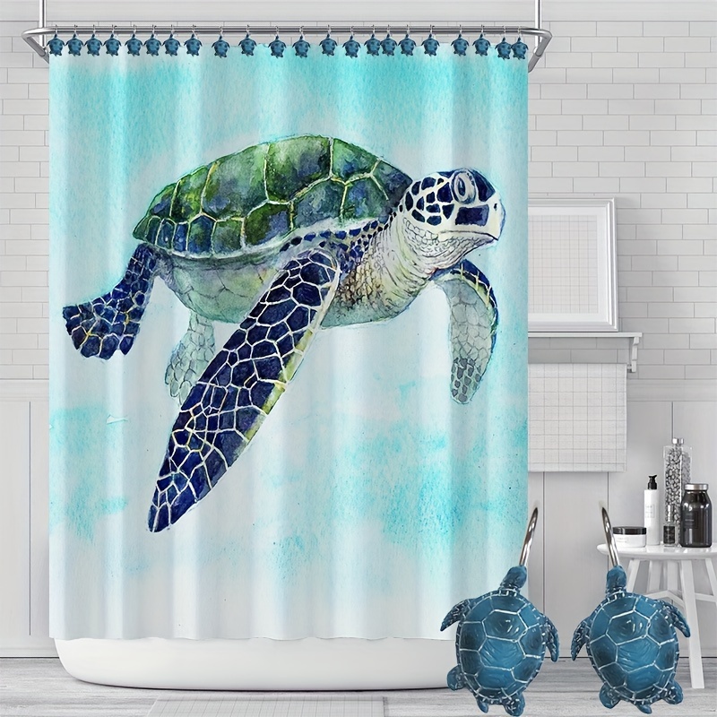 Shower Curtain Hook Turtle shaped Waterproof Rust proof - Temu