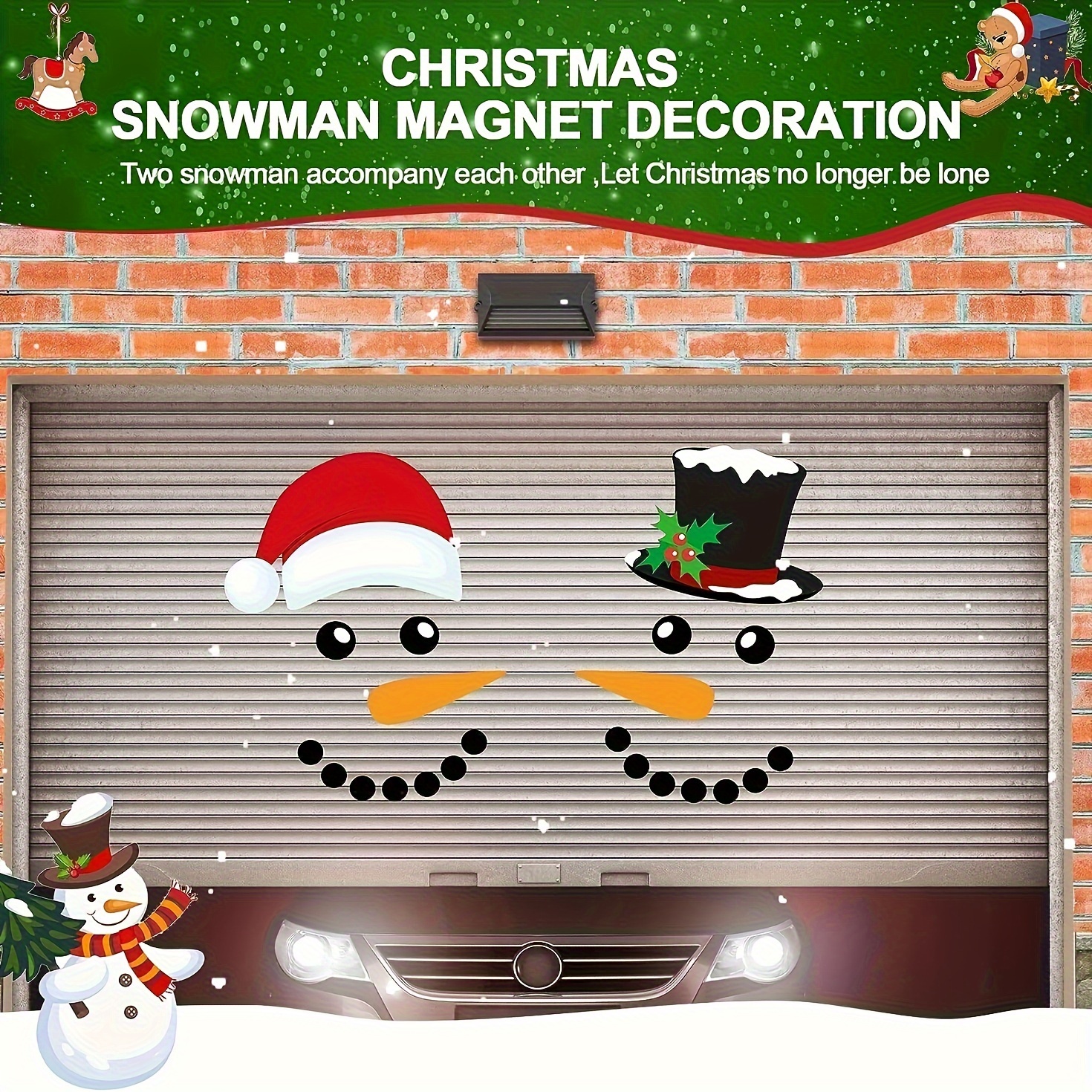 Set, Magnet-Aufkleber, Merry Christmas Dekorative Garagentor Dekorative  Schneemann Magnet-Aufkleber, Kühlschrank Schneemann Gesicht Garage Aufkleber  Set, Reflektierender Auto-Aufkleber, Chrismas Dekor, Home Dekor - Temu  Austria