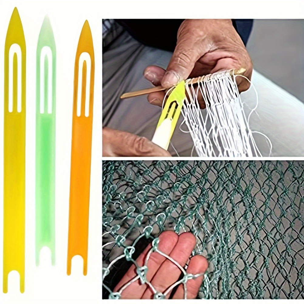 Random Color Fishing Net Shuttle Plastic Mesh Weaving Needle - Temu Canada