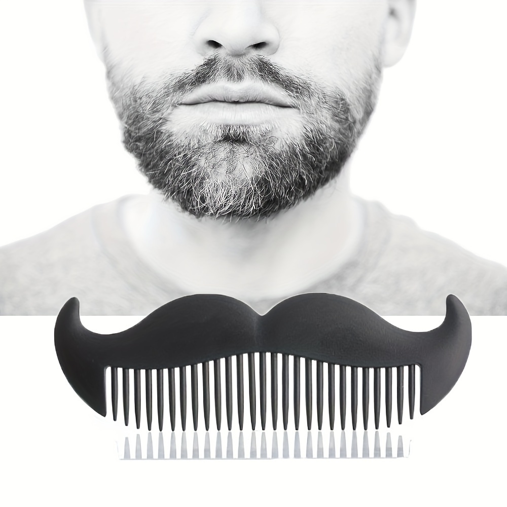 

1pcs/2pcs Moustache Shaped Beard Comb Beard Grooming And Styling Comb Facial Hair Care Comb