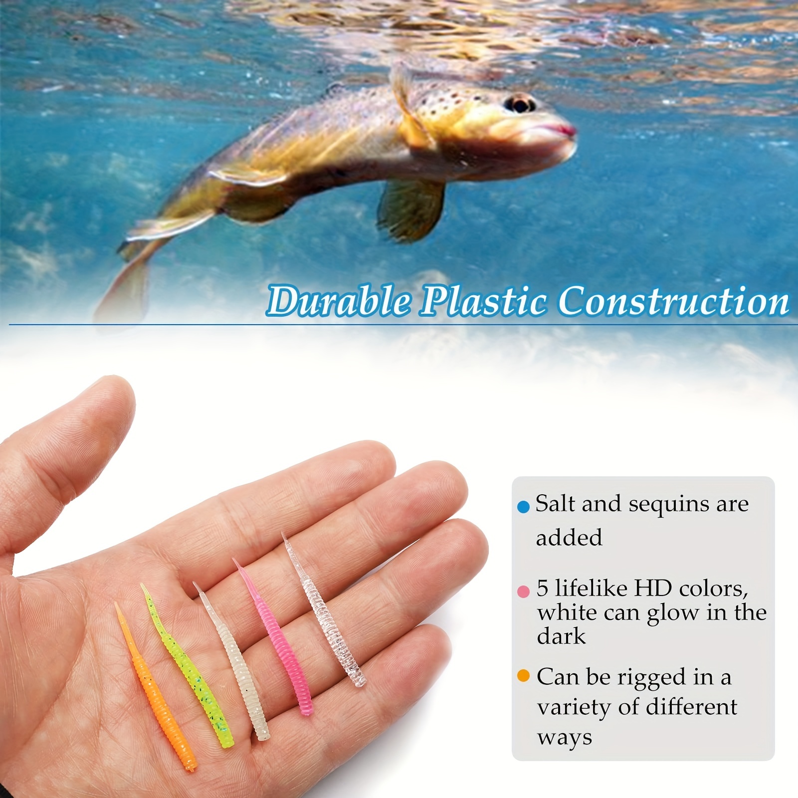 Soft Fishing Lures Kit Soft Plastic Swim bait - Temu Republic of Korea