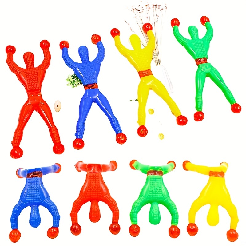 Stretchy Bendable Man Toy Fun Colors Slimy Sticky And Gooey - Temu