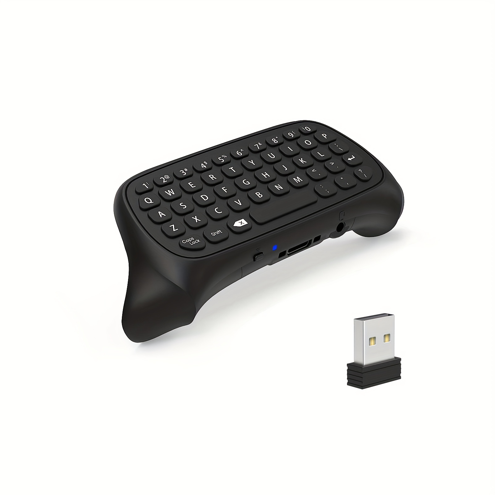 Teclado para controlador Xbox Series X/S/One/One S, teclado inalámbrico  para mensajes de chatpad con receptor USB, conector de audio/auriculares