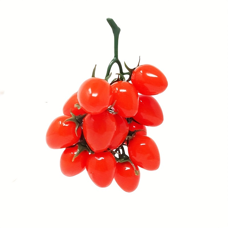 Simulated Models Fake Fruit And Vegetable Red - Temu