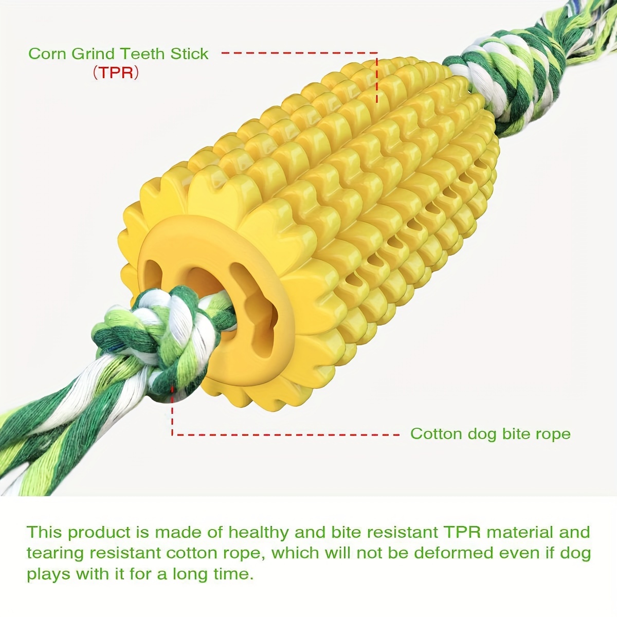 1pc creative corn shaped pet sound toy pet chew durable toy for dog for playing 3