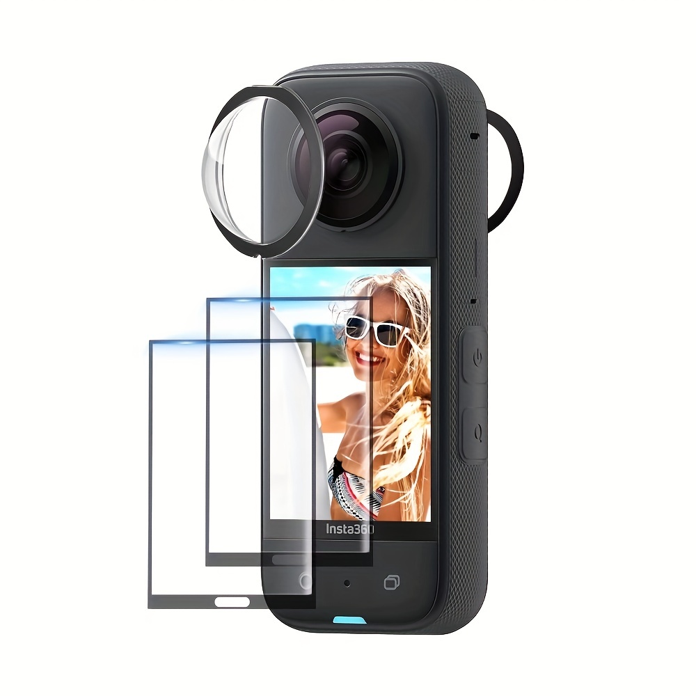 Protector de lente para Insta360 X3, kit de accesorios para Insta 360 X3,  incluye tapa de lente Insta 360 X3, soporte de montaje y protector de lente