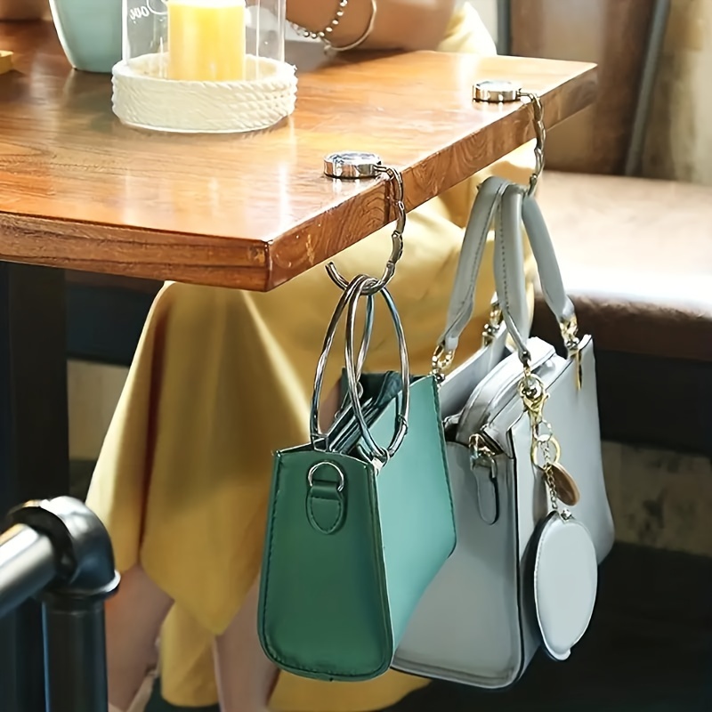 Buy Purse Hook Hanger, Purse Table Hook Holder Bag Hanger, Handbag