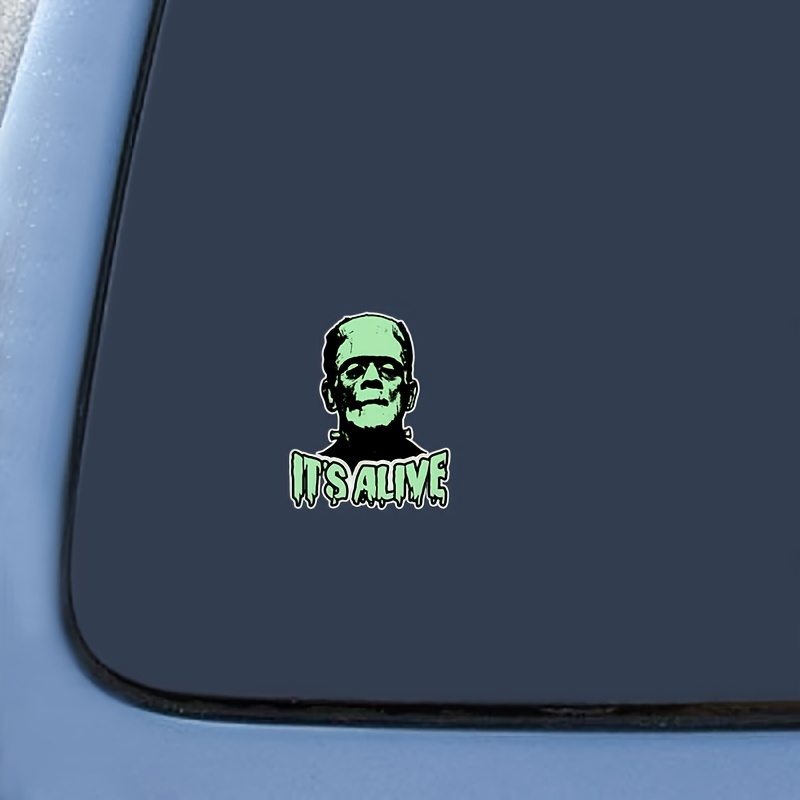 Frankenstein Car Bumper Sticker Vinyl Decal - Temu
