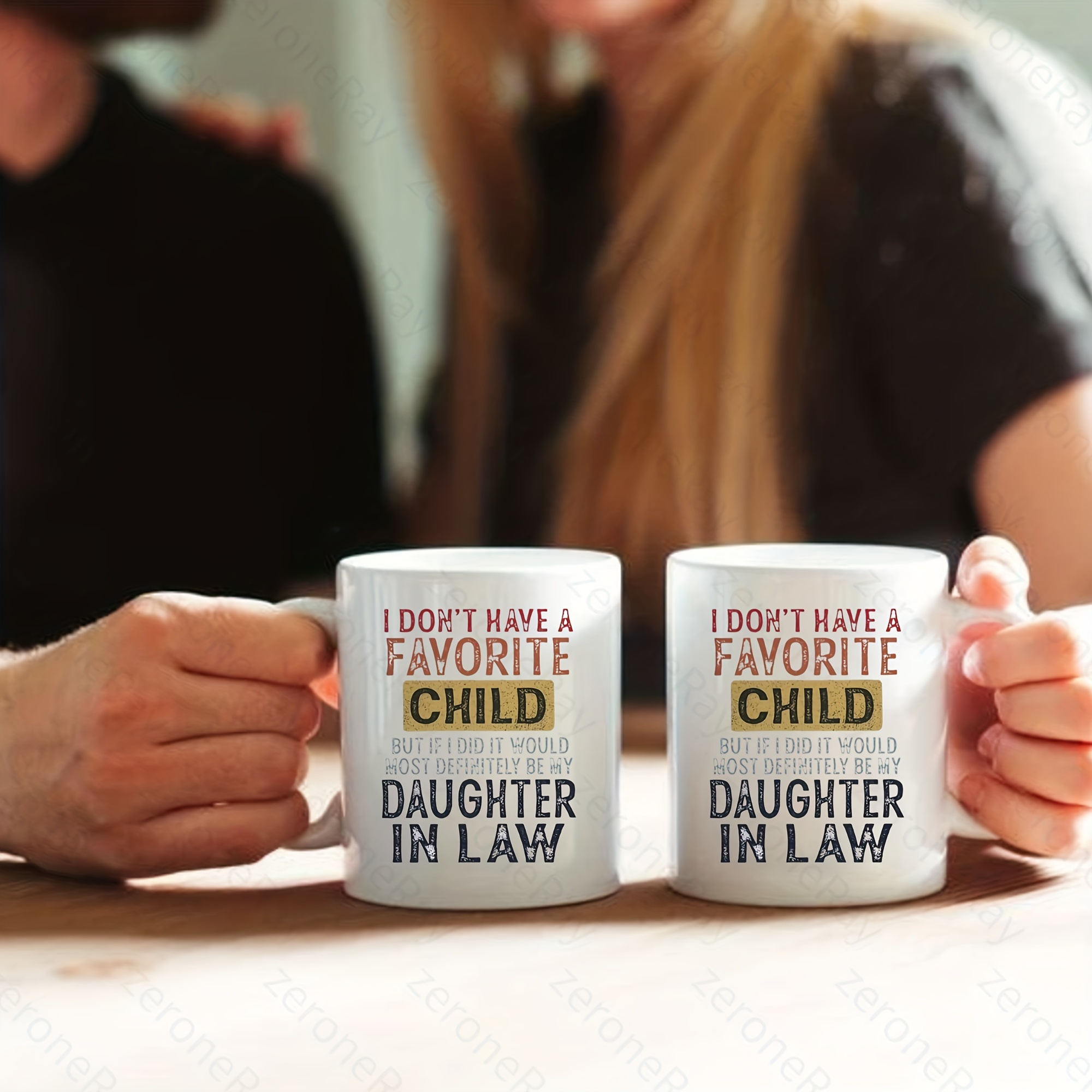 Ceramic Cup i Dont Hava A Favorite Child Daughter In Law - Temu