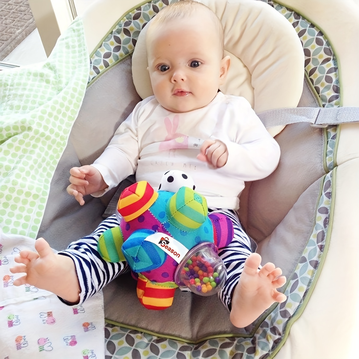 Brinquedo Bebe Colorido Infantil Presente 1 Ano Estimulação