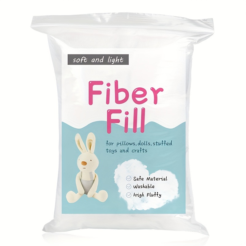 Fluffy Stuff - Pure Polyester Fiber - ( White Stuffing / Filling