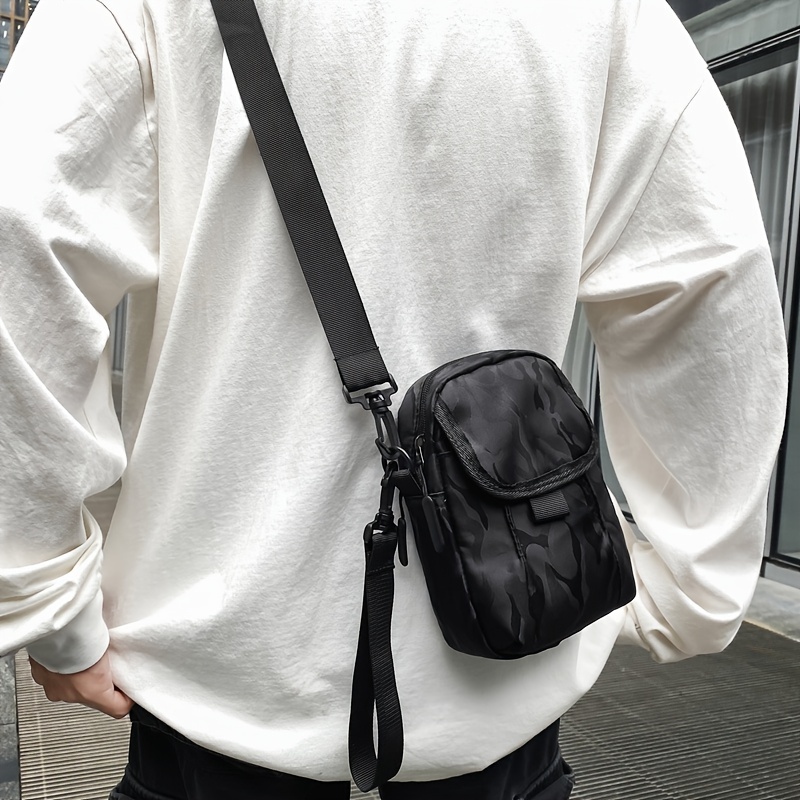 Sports Casual Crossbody Bag Shoulder Small Sling Bag Mini Phone Bag Men  Waist Bag Hanging Bag - Temu Belgium