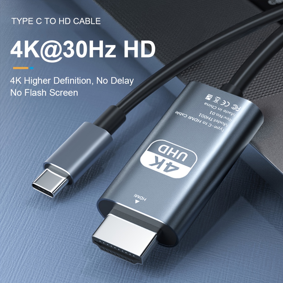 Adaptateur USB C vers HDMI 4K@60Hz Adaptateur HDMI USB C pour la maison et  le bureau, Compatible MacBook Pro/Air,Ipad Pro/Air Chromebook,Surface Pro,  XPS, Galaxy S21/20/10+etc,HuaWeiP20-60/Mate : : Informatique