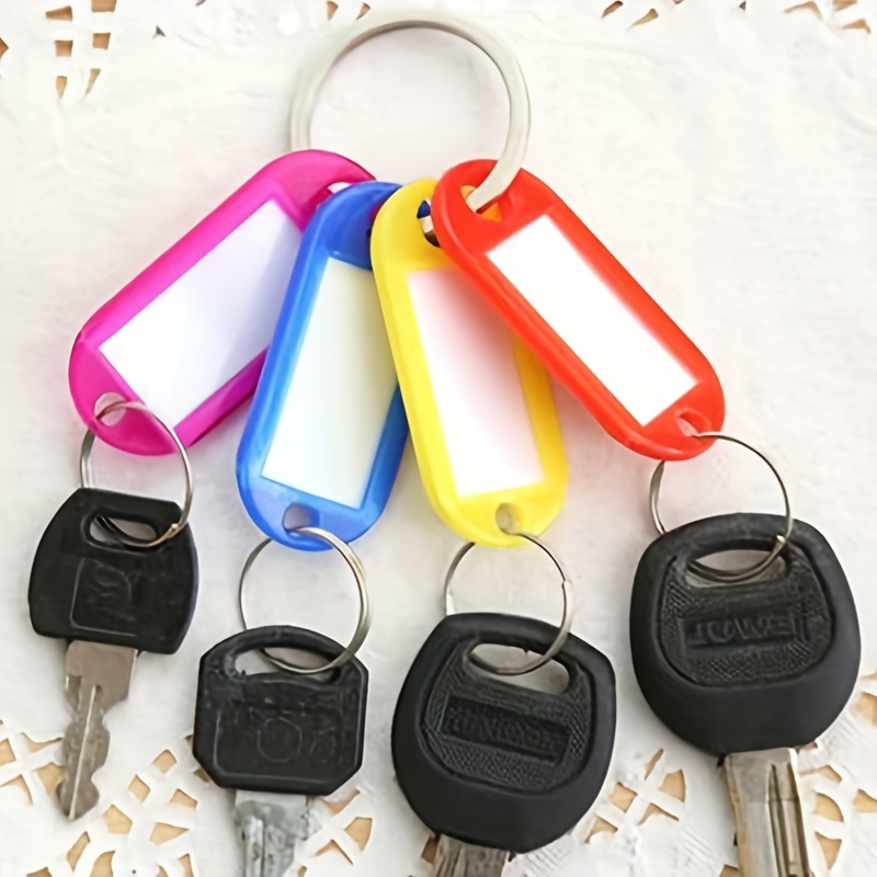 10pcs Porte clés Étiquette ID Nom Chambre Adresse Numéro TEL - Temu Canada