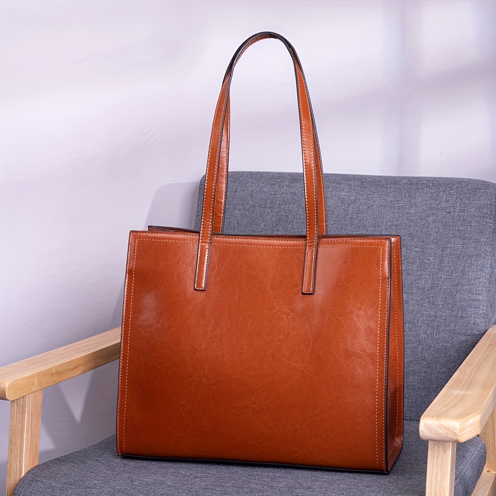 Sac Femme à Main Travail Carryall Fourre-Tout Bandoulière en Cuir