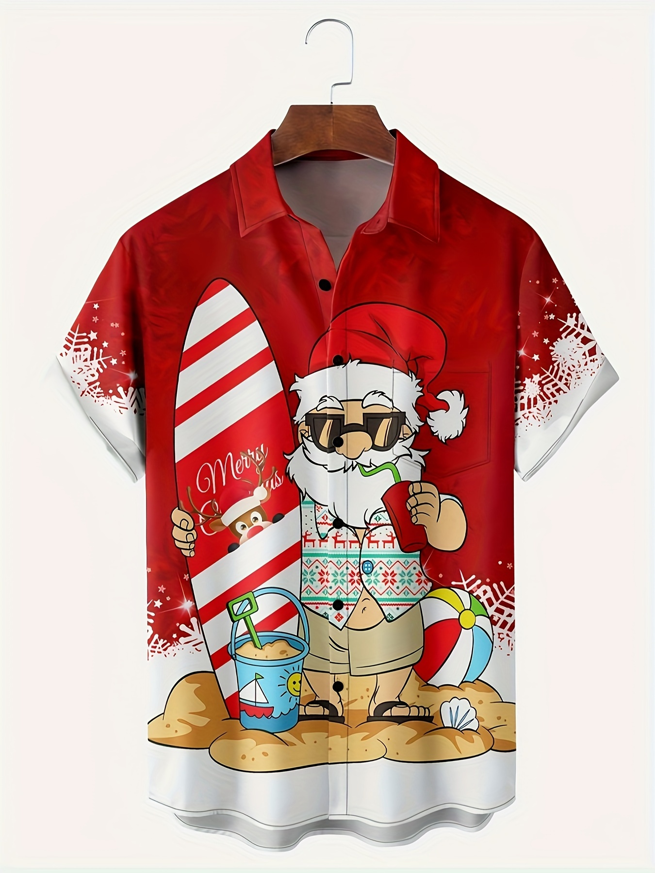 christmas collared shirt