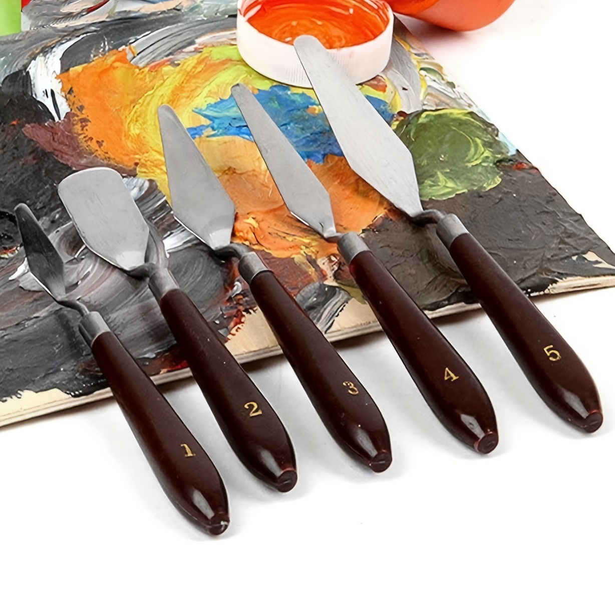 Stainless Steel Oil Painting Knife Artist Spatula Art Tools - Temu