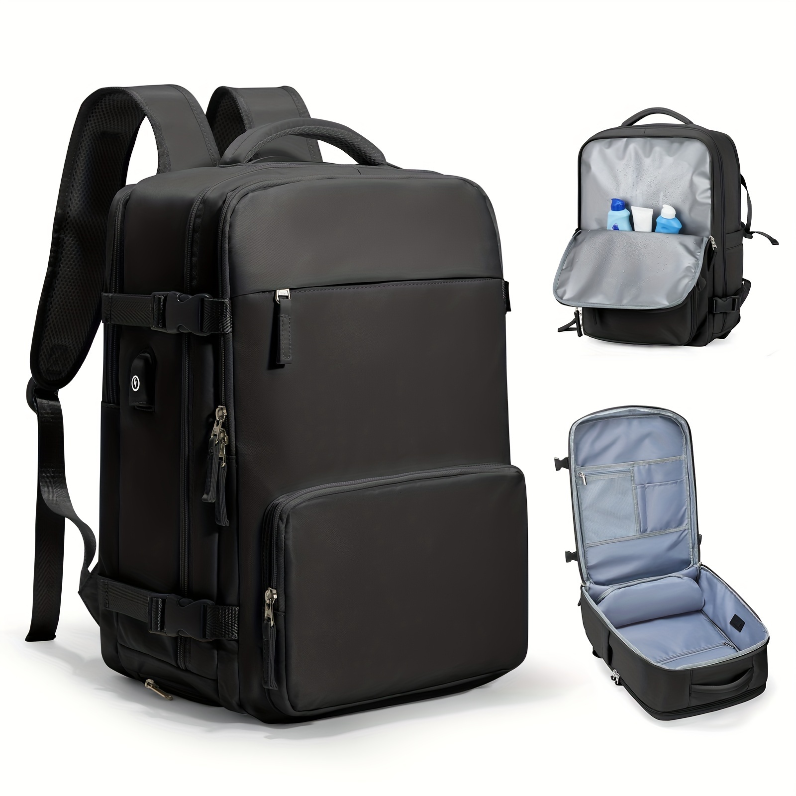 Large Travel Backpack Carry Backpack Hiking Backpack - Temu Canada