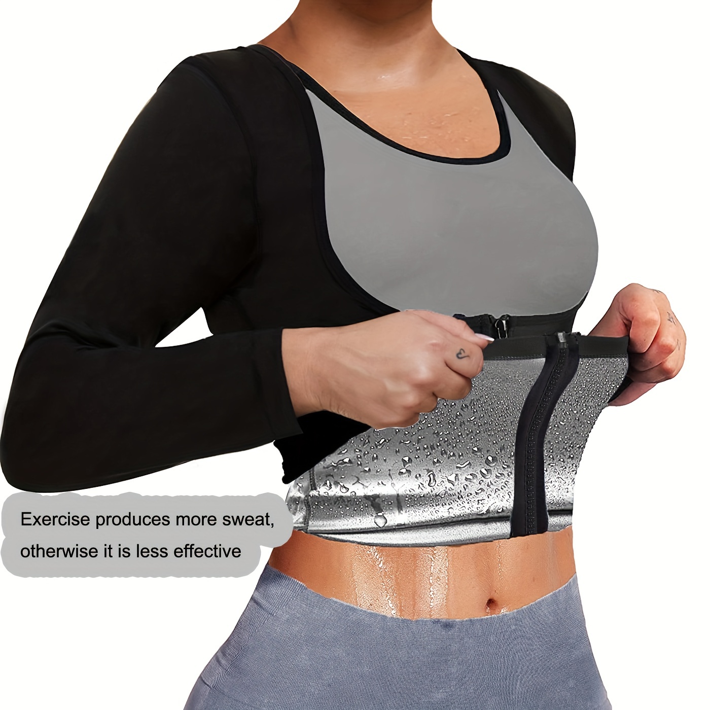 Waist Trainer Tummy Wrap Tummy Control Workout Zipper - Temu Canada
