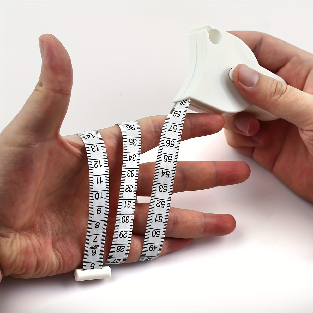 Plastic Body Fat Caliper Handheld Unisex Body Fat Measurement