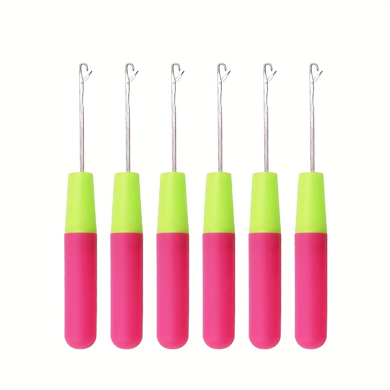 Set Of 6 Latch Crochet Needles, Hair Extension Needle For Micro