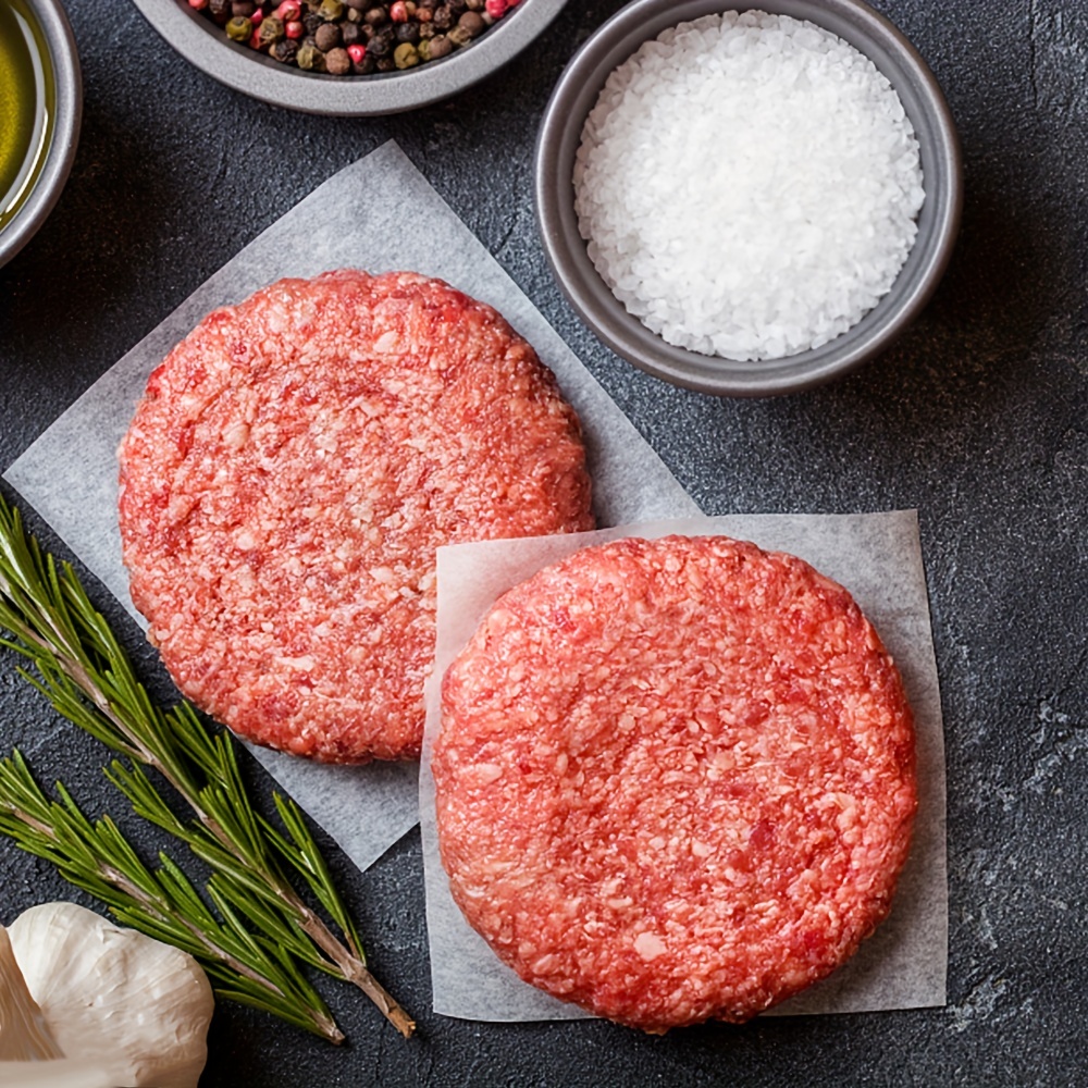 100 Hojas Papel Hamburguesas Antiadherente Separación Carne - Temu Chile