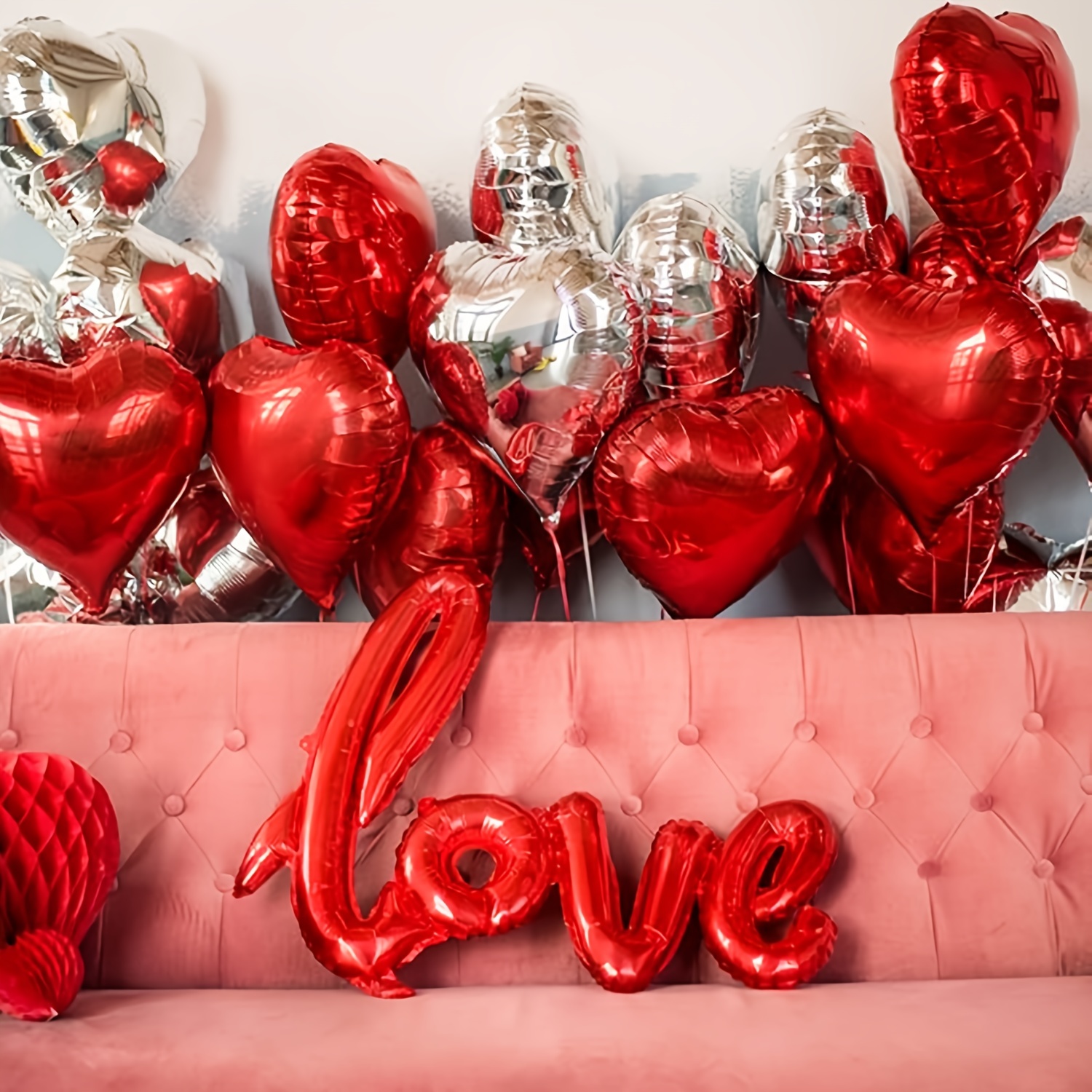 Ensemble De Ballons D'amour Rouges 40 Pièces, Adaptés Pour Anniversaire,  Proposition, Fiançailles, Mariage, Fête Romantique, Décoration De Maison -  Temu Belgium