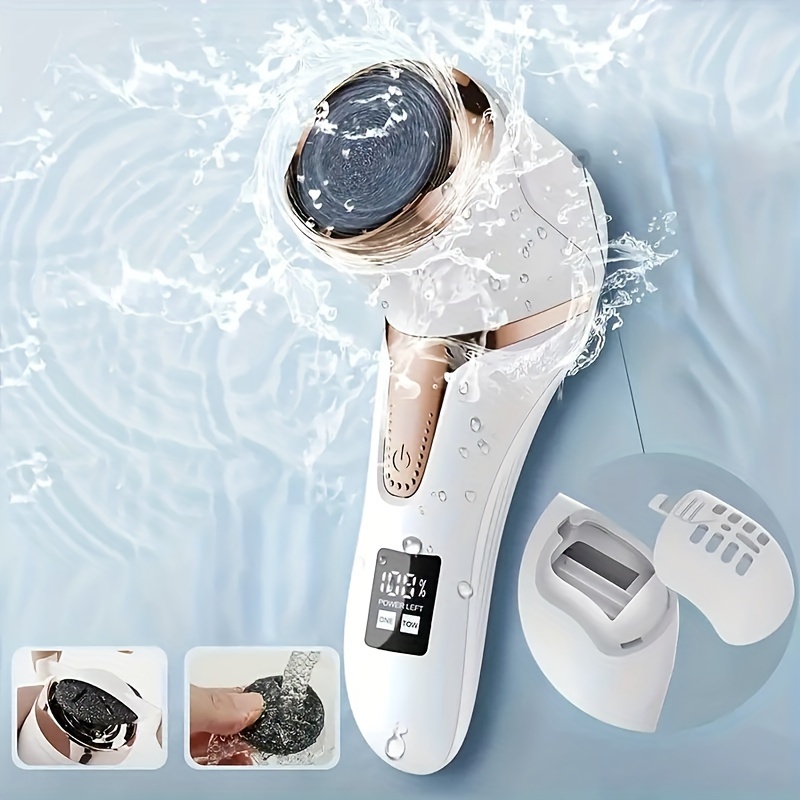 1pc Electric Foot Grinder With Lcd Display, Rechargeable And