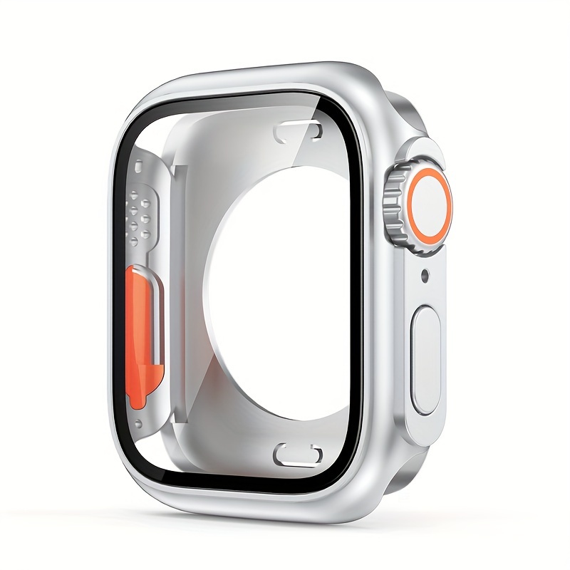 Ultra 360? Full Screen Protector Cover for iWatch Case 44mm 45mm 40mm 41mm Hard PC Front Rear Bumper Glass for iWatch 9 8 SE 7 6 5 4, Scratch-Resistant, Durable Protection, Smartwatch Case, Sleek Design, Highquality Material, Smartwatch Accessory, Tech Enthusiasts, Smartwatch Protection, Modern Accessory, Scratchresistant Glass, Gadget Lovers