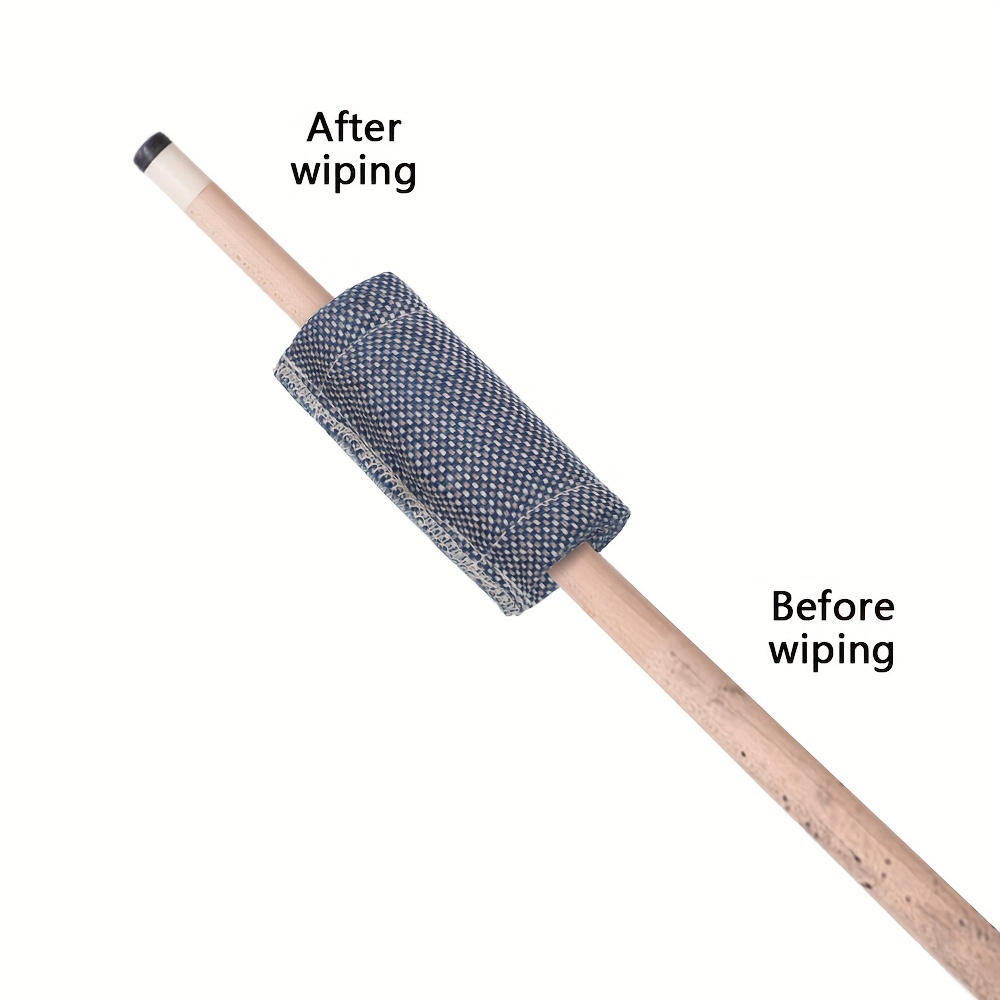 1pc Brown Fine Grid Billiards Wiping Rod Cloth