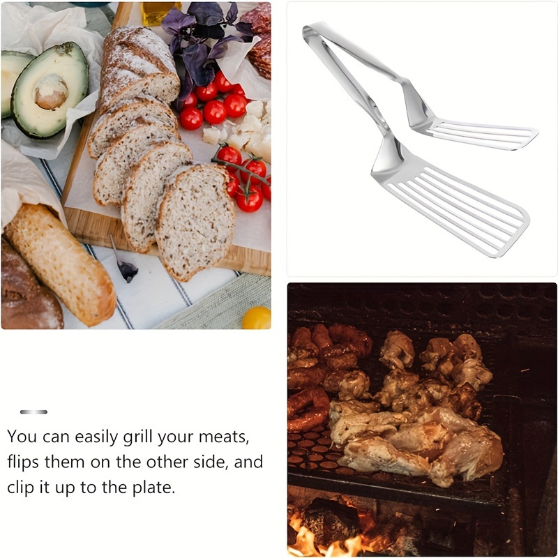 Multifunctional Stainless Steel Food Clip For Steak, Fish, And More -  Kitchen Tools And Accessories For Easy Meal Prep - Temu