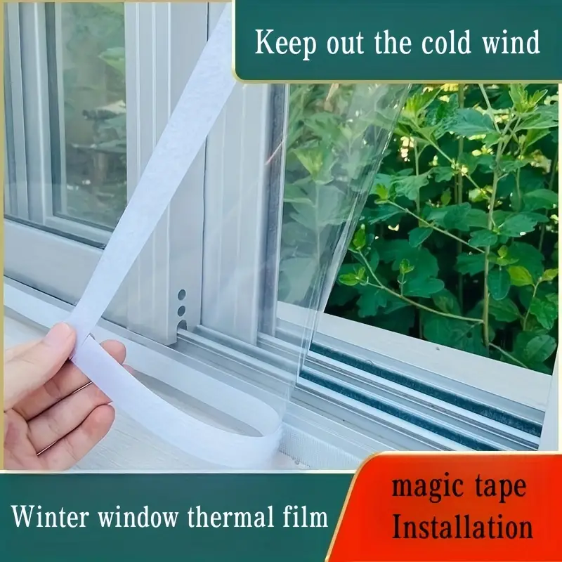 Winter Thickening Self adhesive Window Insulation Film - Temu