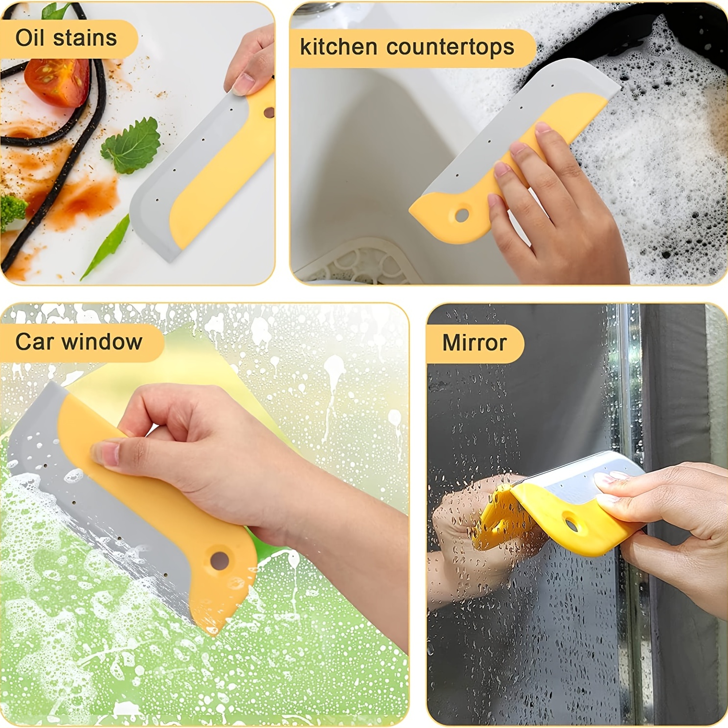 1pc Silicone Squeegee, Bird Design Cleaning Scraper For Kitchen