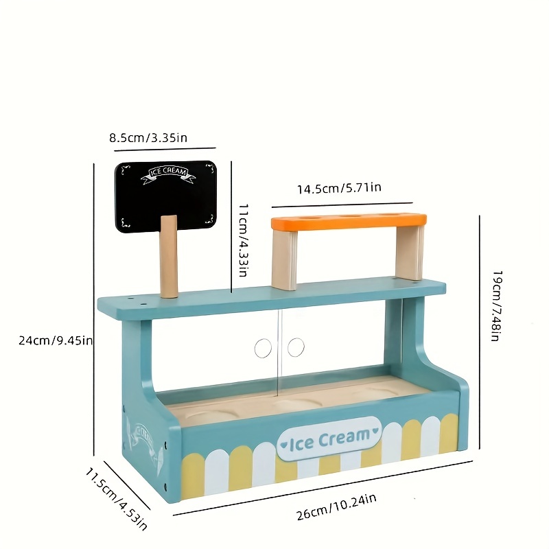 New Children's Play House Toy Simulation Ice Cream Machine - Temu