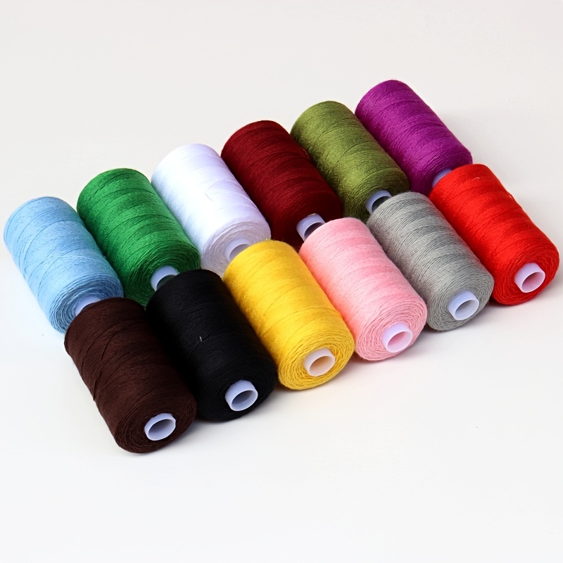 1000Meters/Spool Polyester Thread For Sewing Machine High Tenacity 20s/3  Yarn Thick Sewing Threads For Jeans Bags Sewing - AliExpress