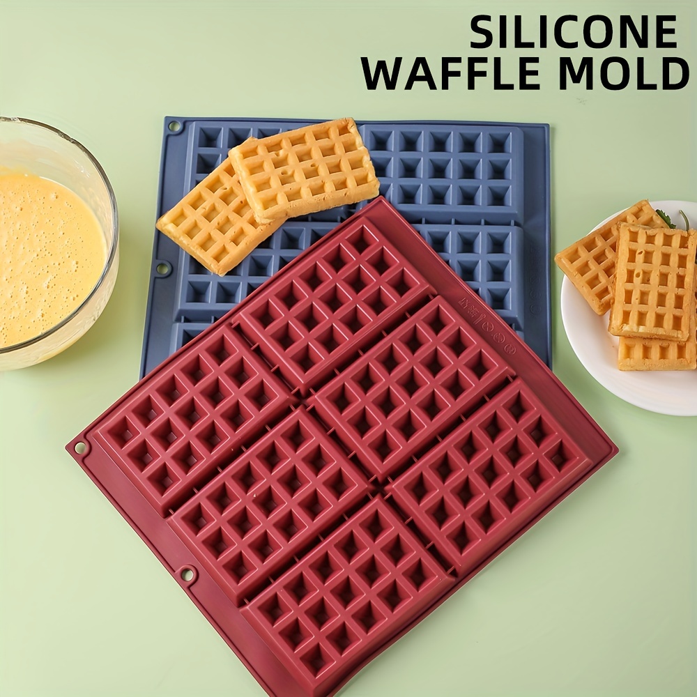 DIY Chocolate Silicone Molds Fondant Waffles Baking Mould Candy