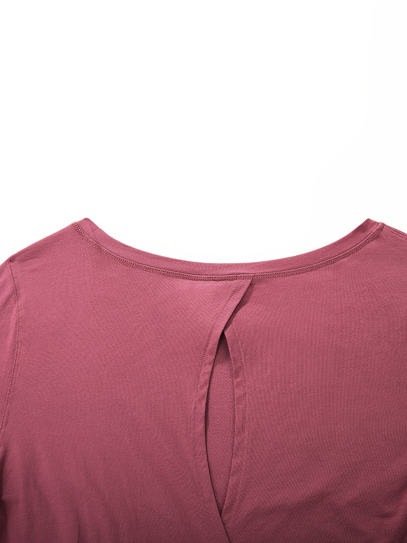 Muzniuer Women's Long Sleeve Open Back Workout Shirts Loose Backless Yoga  Shirts Thumb Hole Shirts, Darkgray, Small : : Clothing, Shoes &  Accessories