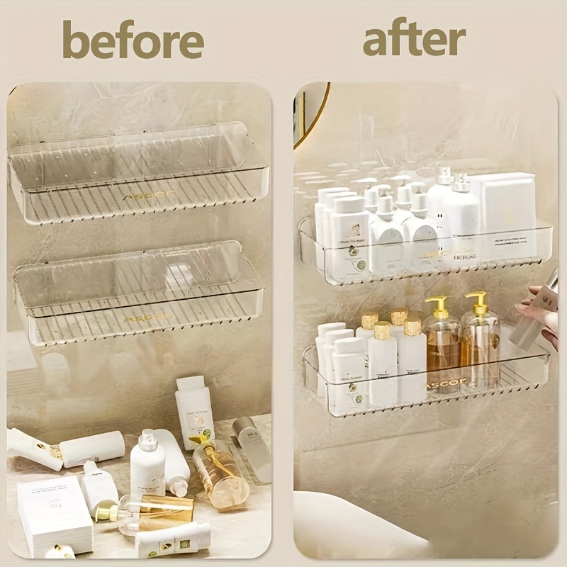 Skin Care Organizer, Clear Plastic Organizer Transparent Punch