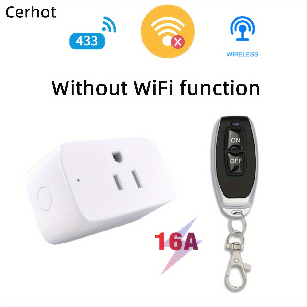 Avatar Controls Smart Mini Wifi Plug WiFi Outlet Socket Remote Control  Timer/On/Off Switch, Work with Alexa / Google Home / IFTTT