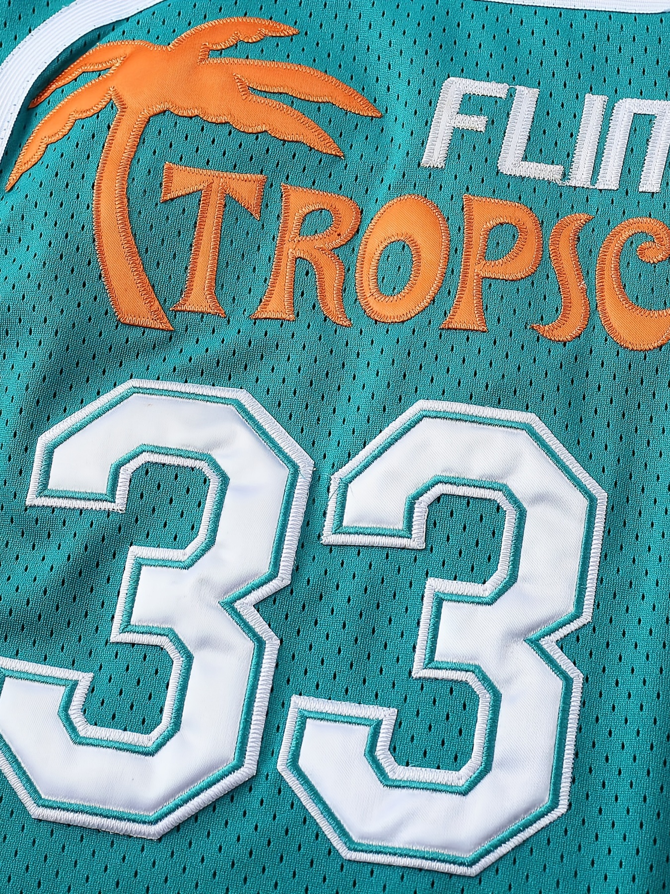 Flint Tropics Men's #33 Basketball Jersey - Embroidered