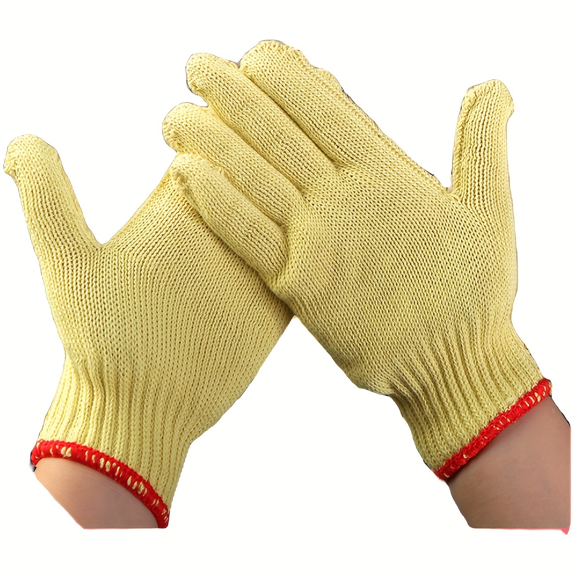 1 Pair Premium Cut Resistant Gloves, 7 Guage, Heat Resistant Anti-Slip  Safety Cuts Gloves For Glass Handling, Wood Carving And Gardening