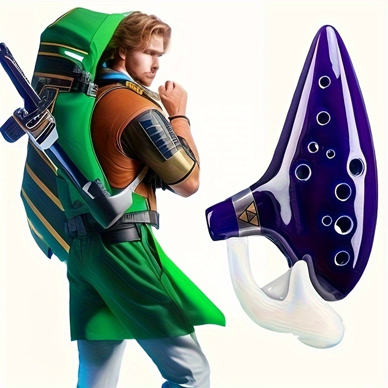 12 Hole Alto C Ocarina Legend Of Zelda Ocarina With Stand Music