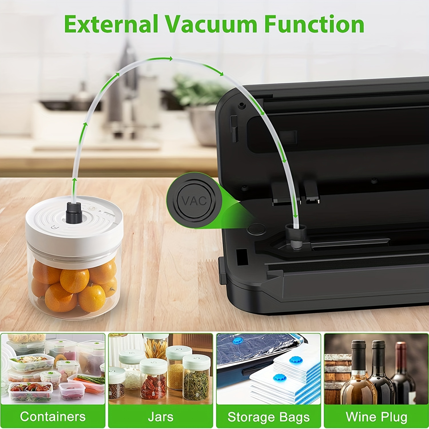 Vacuum Sealer Food Preservation Machine Direct And External - Temu