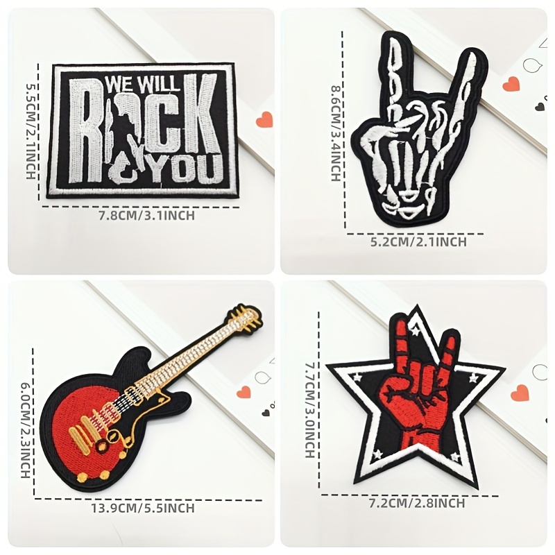  GIURKUU 6 Pcs Singer Embroidered Patches, Iron/Sew on Singer  Music Appliques Patch, Funny Fashion Patch for Jeans, Dress, Jackets, Hats,  Perfect Gifts for Music Fans : Arts, Crafts & Sewing