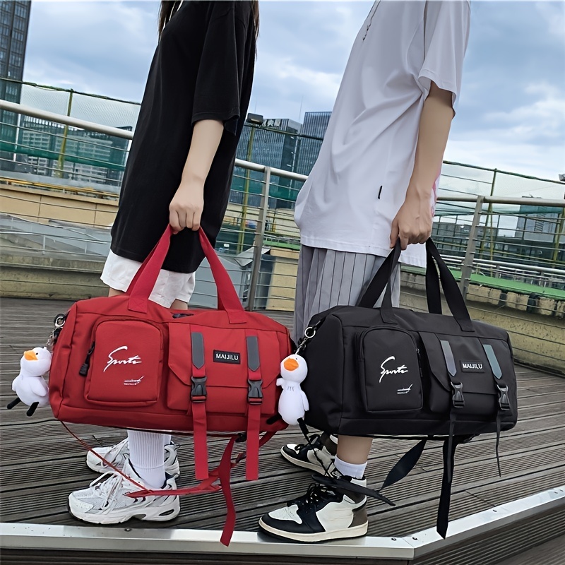 Large Capacity Travel Storage Duffel Bag with Shoes Compartment