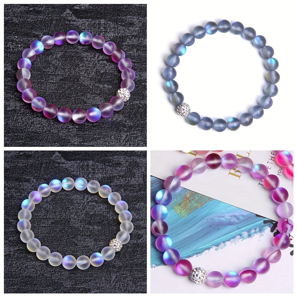 Mermaid Glass Bracelets (6mm beads)