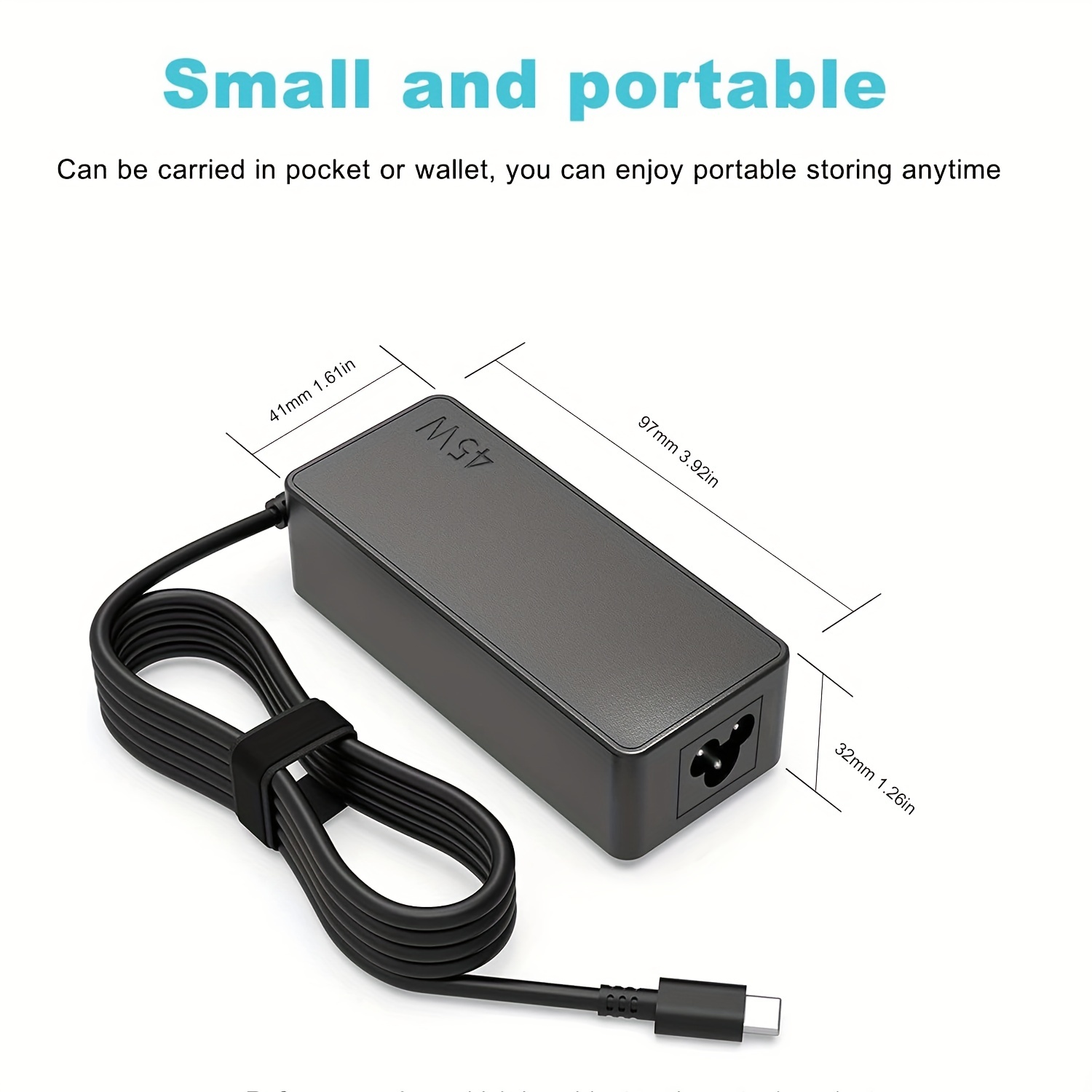 Chargeur Ordinateur Portable 65W USB Type-C pour Acer Chromebook